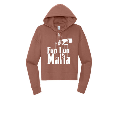 FUN RUN MAFIA(White) - Womens Fleece Hoodie