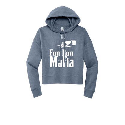 FUN RUN MAFIA(White) - Womens Fleece Hoodie