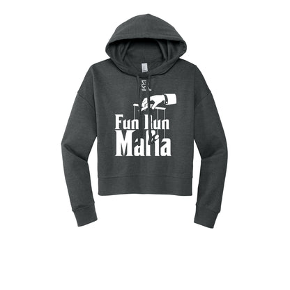 FUN RUN MAFIA(White) - Womens Fleece Hoodie