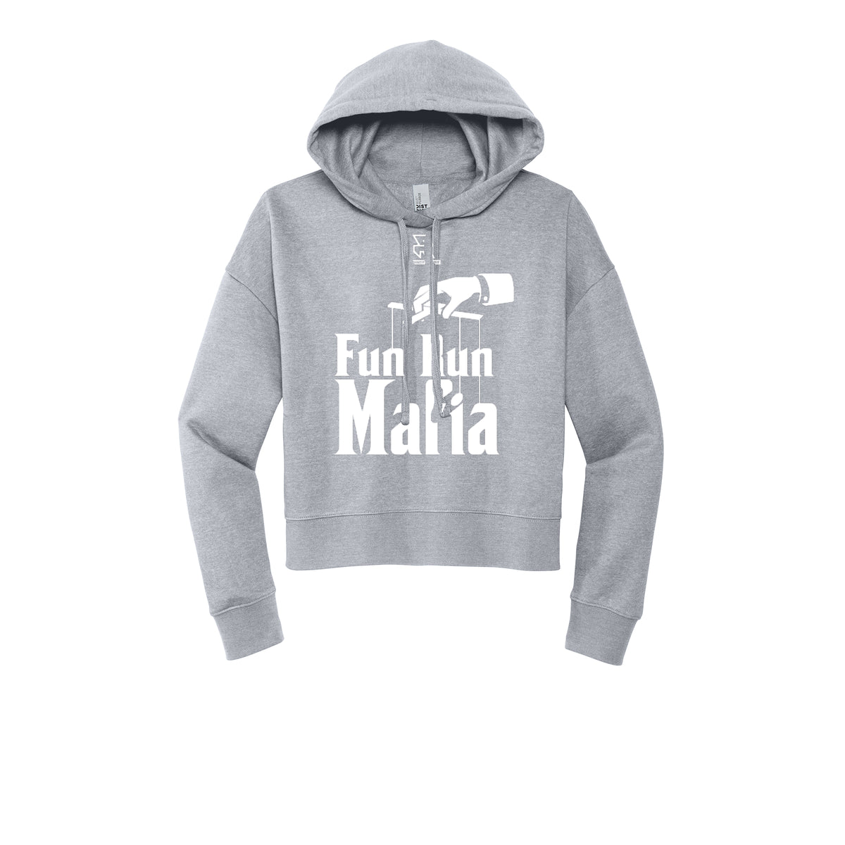 FUN RUN MAFIA(White) - Womens Fleece Hoodie