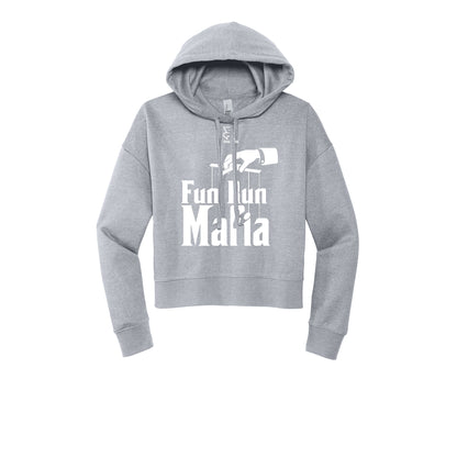 FUN RUN MAFIA(White) - Womens Fleece Hoodie