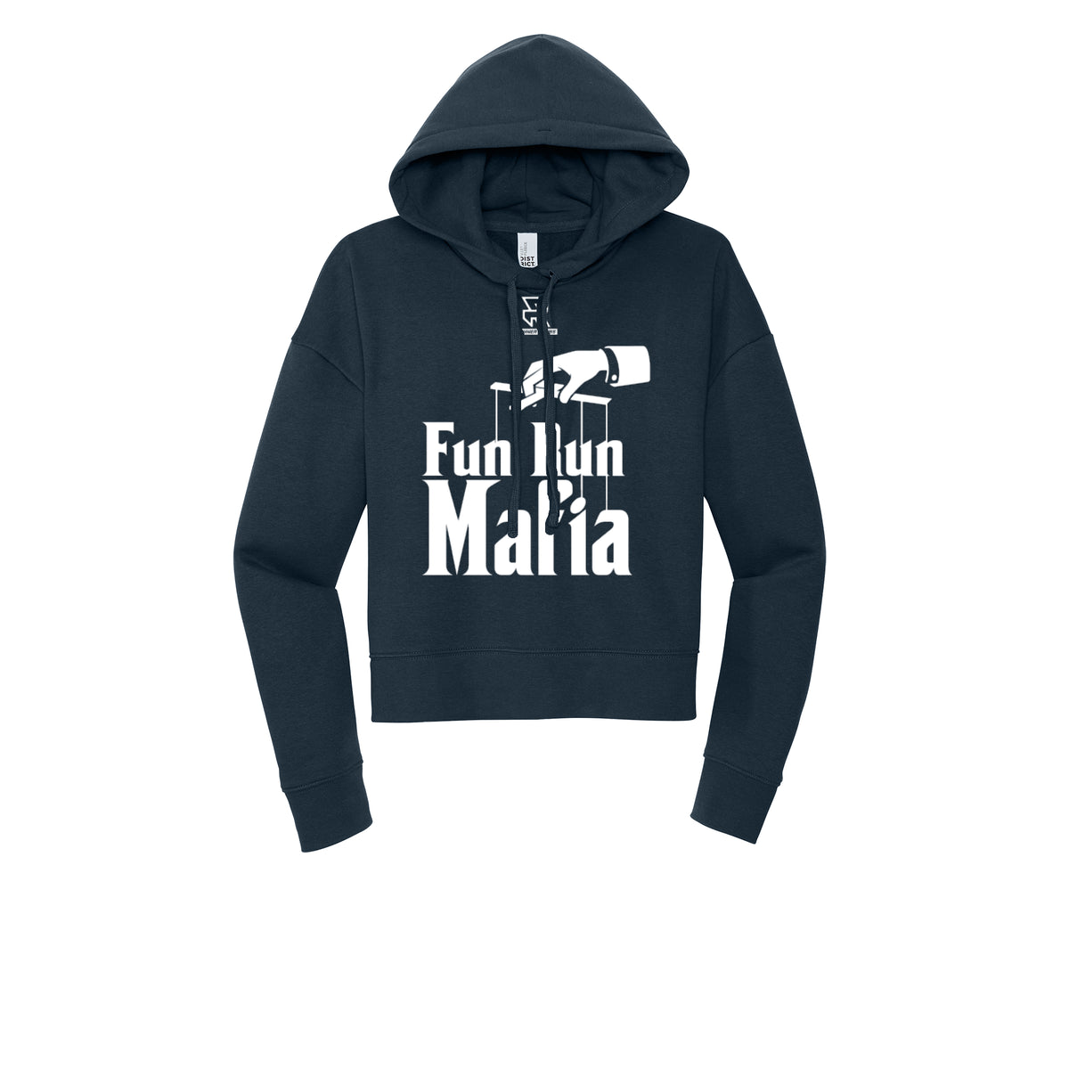 FUN RUN MAFIA(White) - Womens Fleece Hoodie