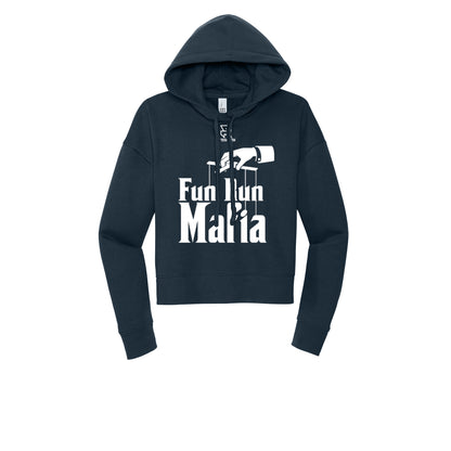 FUN RUN MAFIA(White) - Womens Fleece Hoodie