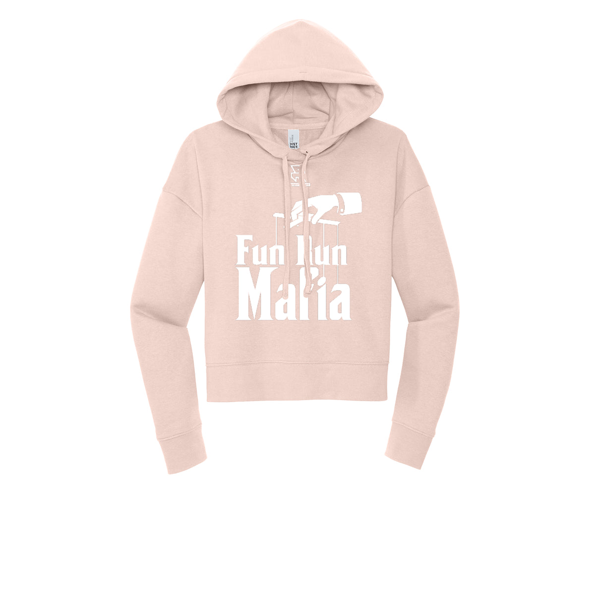 FUN RUN MAFIA(White) - Womens Fleece Hoodie