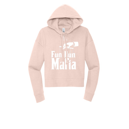FUN RUN MAFIA(White) - Womens Fleece Hoodie