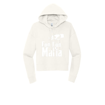 FUN RUN MAFIA(White) - Womens Fleece Hoodie