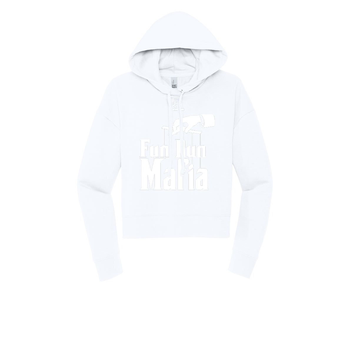FUN RUN MAFIA(White) - Womens Fleece Hoodie