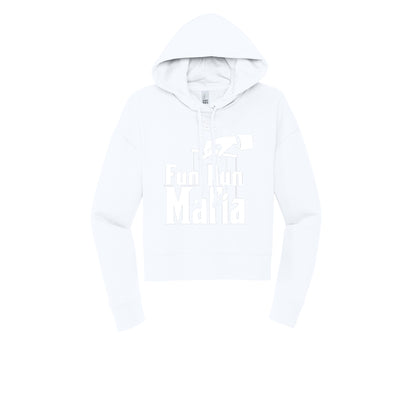 FUN RUN MAFIA(White) - Womens Fleece Hoodie