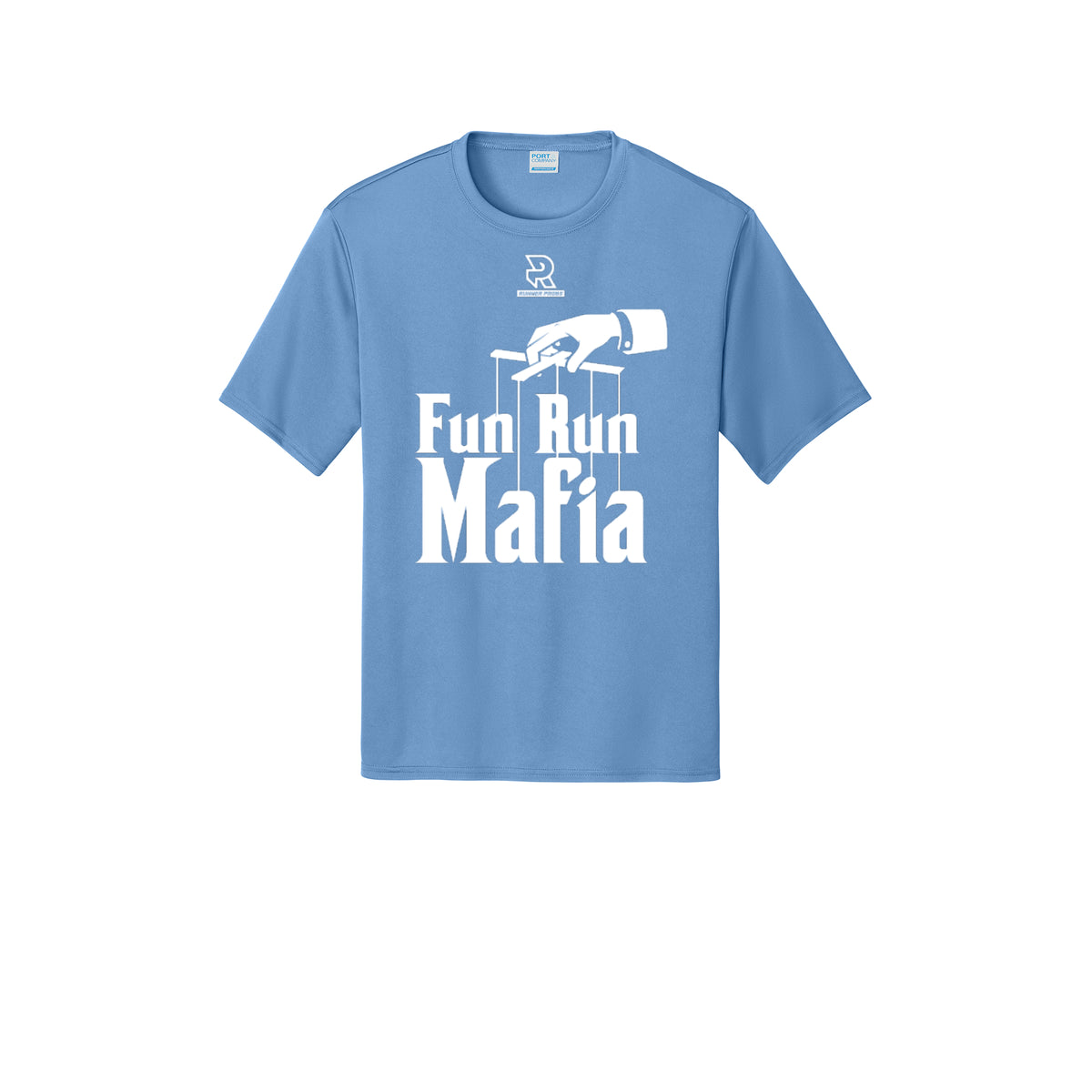 FUN RUN MAFIA(White) - Short Sleeve Performance Tee