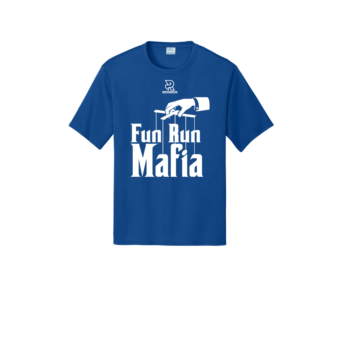 FUN RUN MAFIA(White) - Short Sleeve Performance Tee