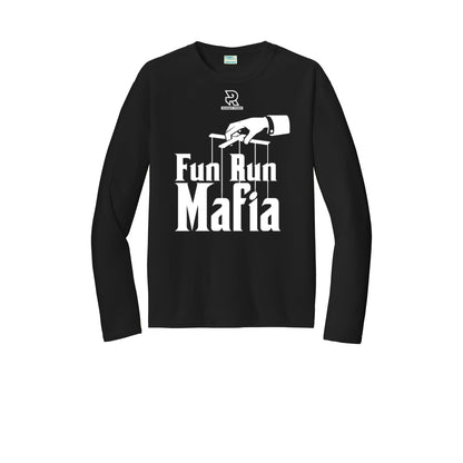 FUN RUN MAFIA(White) - Long Sleeve Performance Tee
