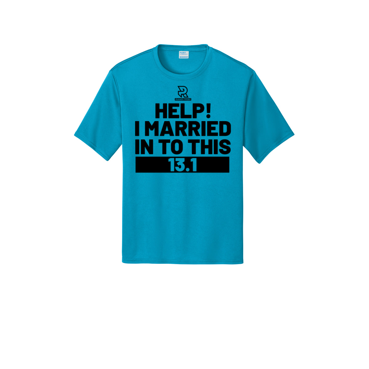HELP! I MARRIED INTO THIS 13.1 (Black) - Short Sleeve Performance Tee
