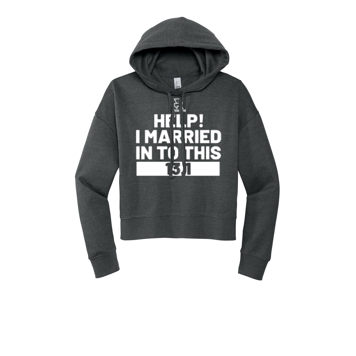 HELP! I MARRIED INTO THIS 13.1 (White) - Womens Fleece Hoodie
