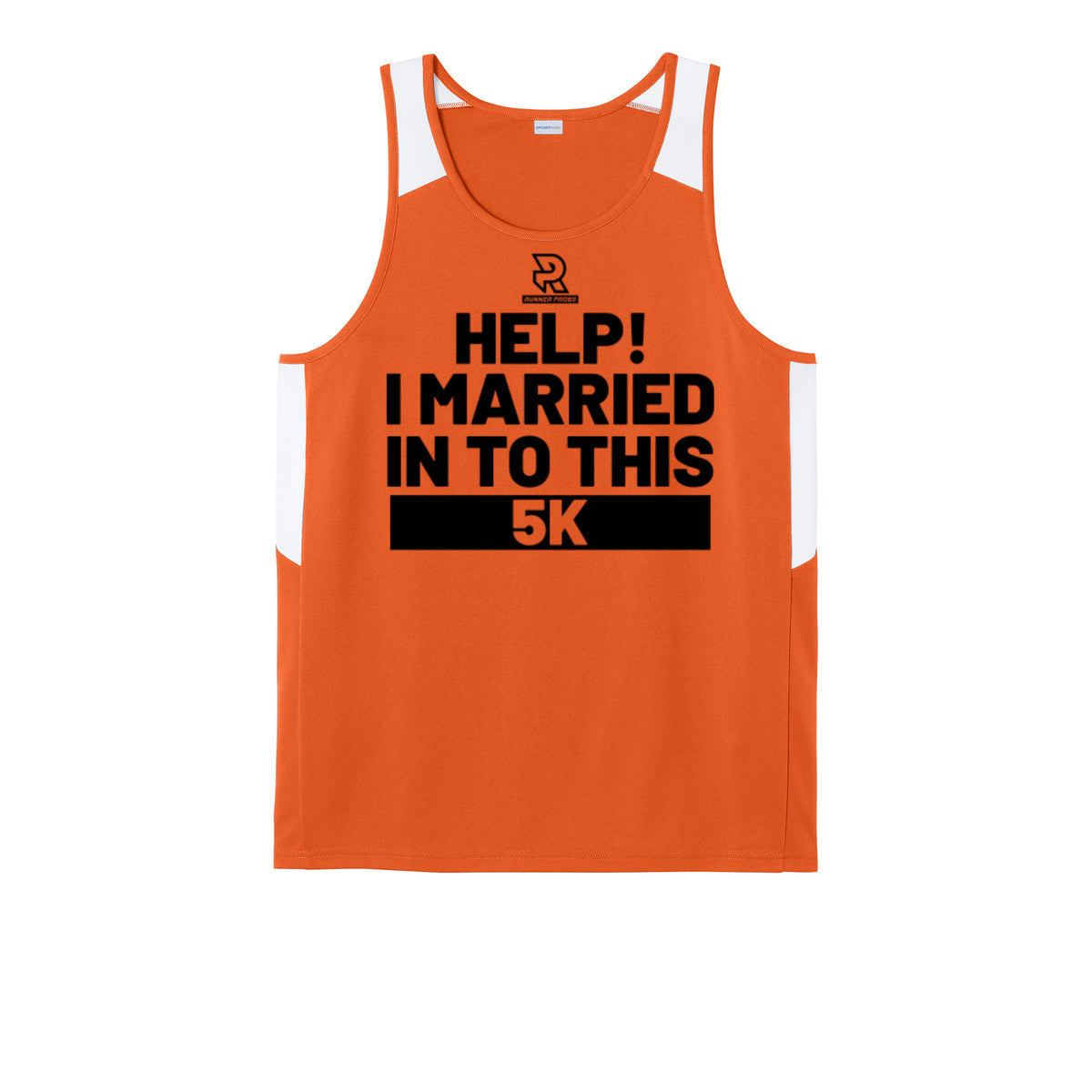 HELP! I MARRIED INTO THIS 5K (Black) - Mens Club Track Tank