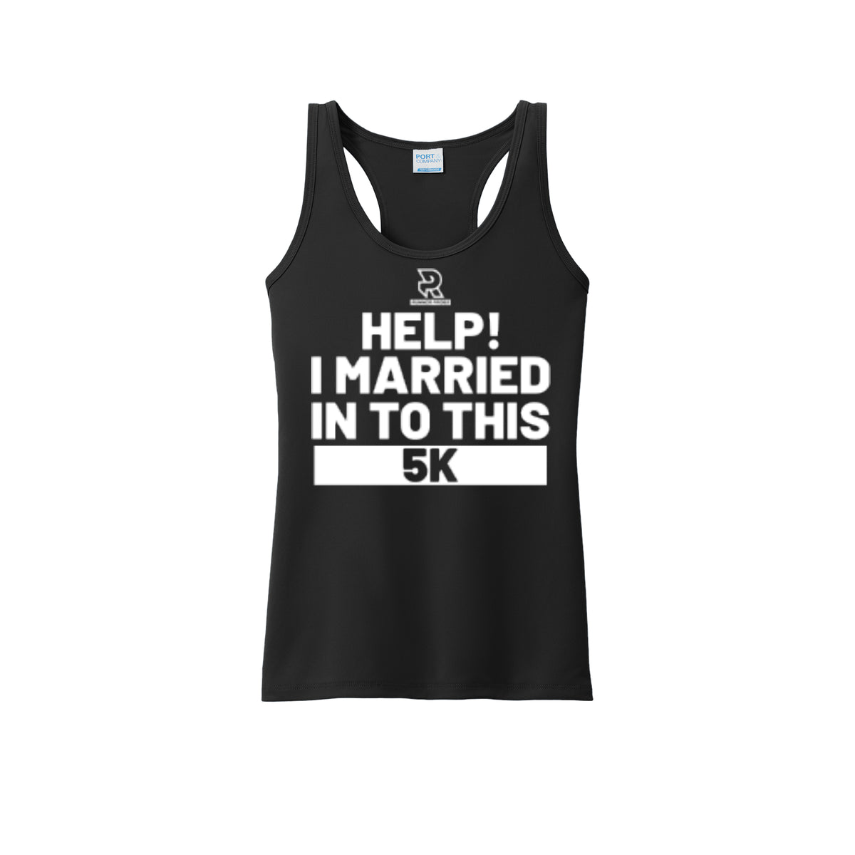 HELP! I MARRIED INTO THIS 5K (White) - Womens Performance Tank