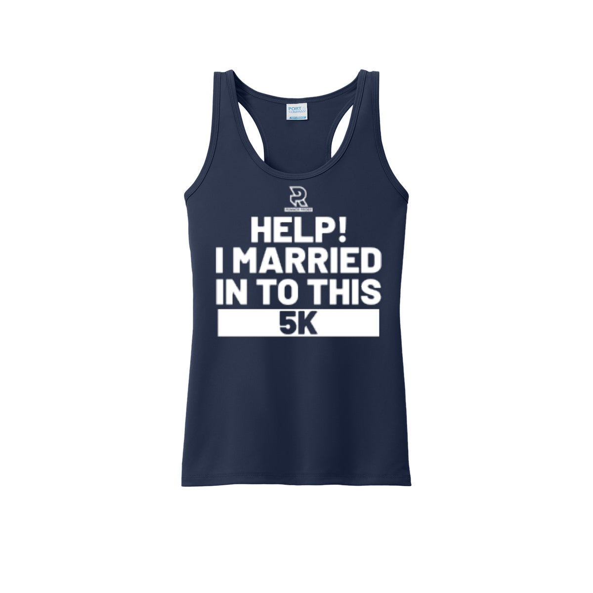 HELP! I MARRIED INTO THIS 5K (White) - Womens Performance Tank