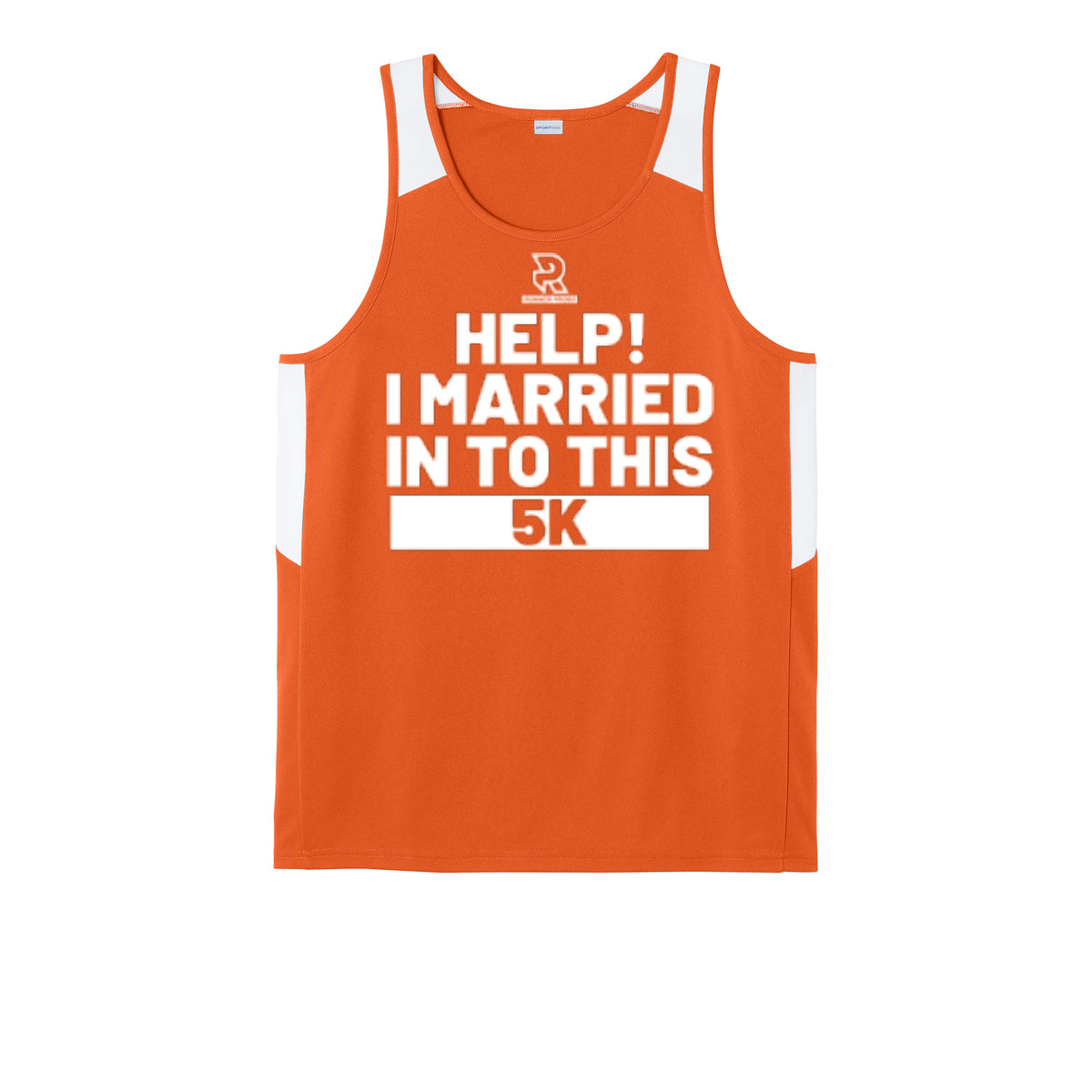 HELP! I MARRIED INTO THIS 5K (White) - Mens Club Track Tank