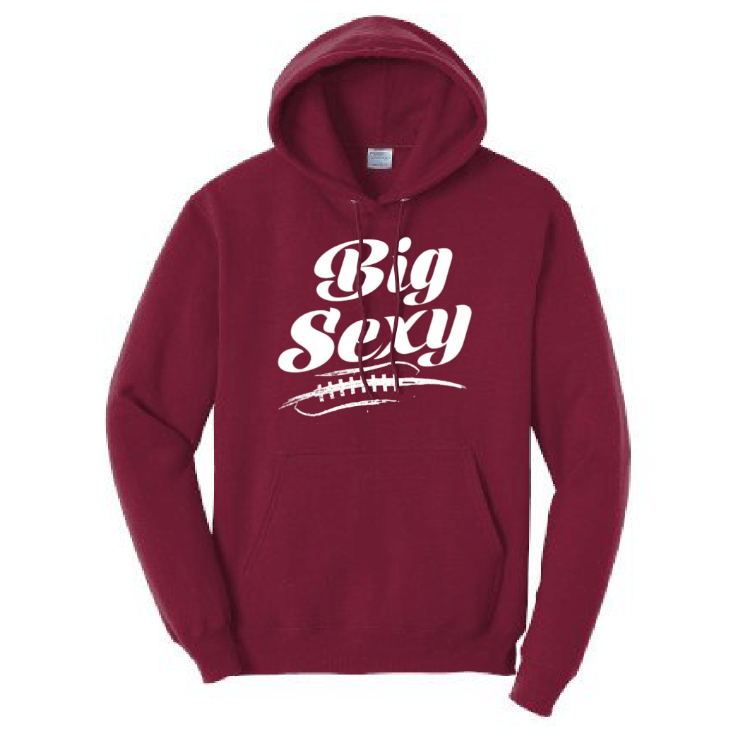 BIG SEXY (White) (A) - Youth Hoodie