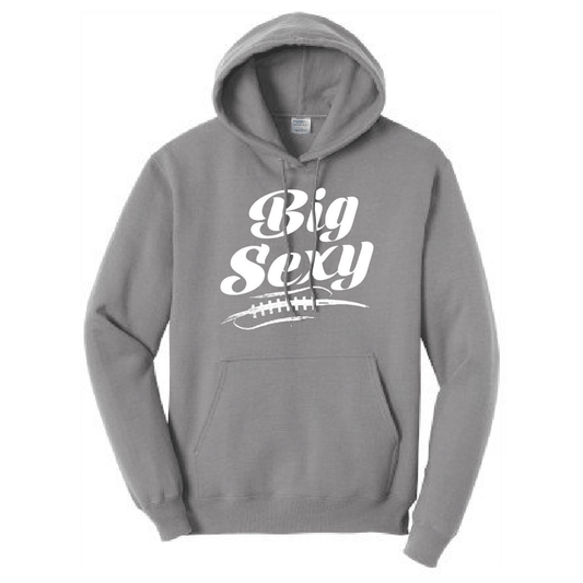BIG SEXY (White) (A) - Youth Hoodie