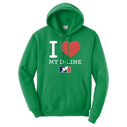I <3 MY D-LINE - Tall Hoodie