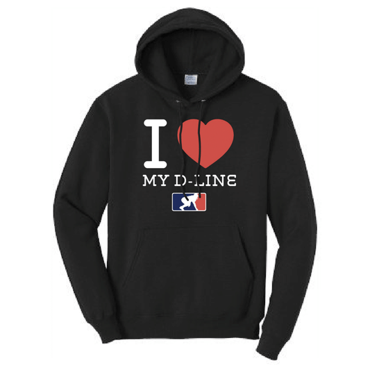 I <3 MY D-LINE - Youth Hoodie