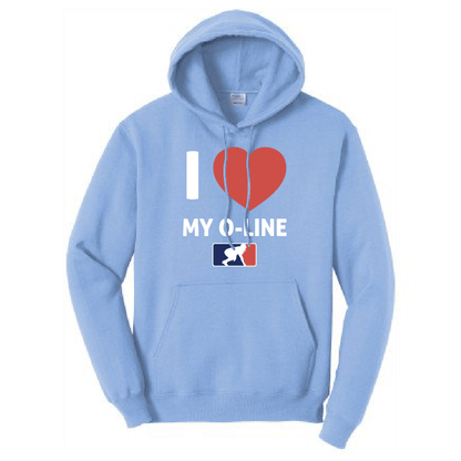 I <3 MY O-LINE - Youth Hoodie