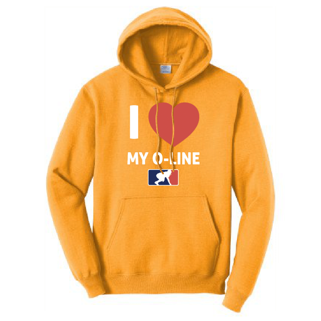 I <3 MY O-LINE - Youth Hoodie