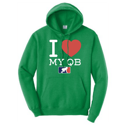 I <3 MY QB - Tall Hoodie