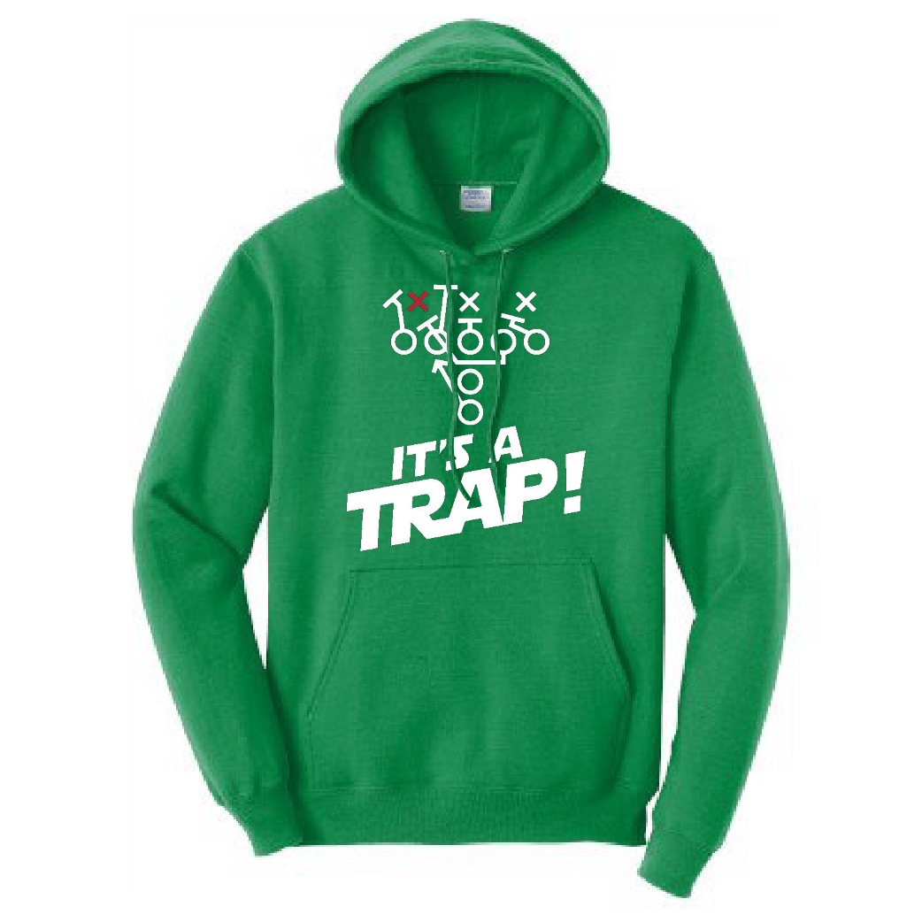 ITS A TRAP! (White) - Tall Hoodie