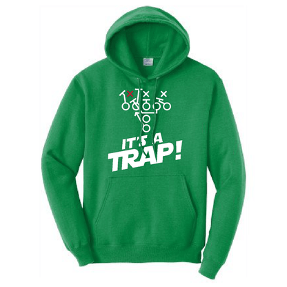 ITS A TRAP! (White) - Tall Hoodie