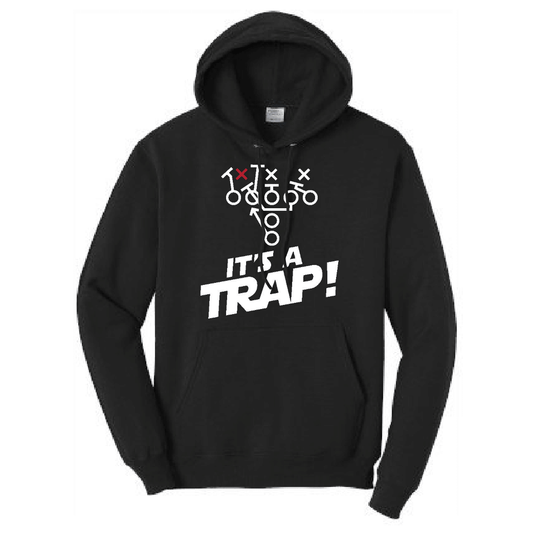 ITS A TRAP! (White) - Heavyweight Hoodie