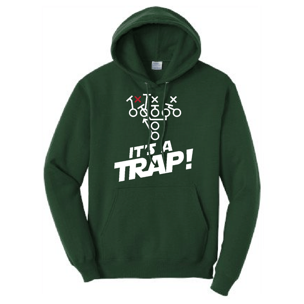 ITS A TRAP! (White) - Tall Hoodie