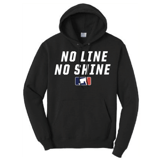 NO LINE NO SHINE - Heavyweight Hoodie