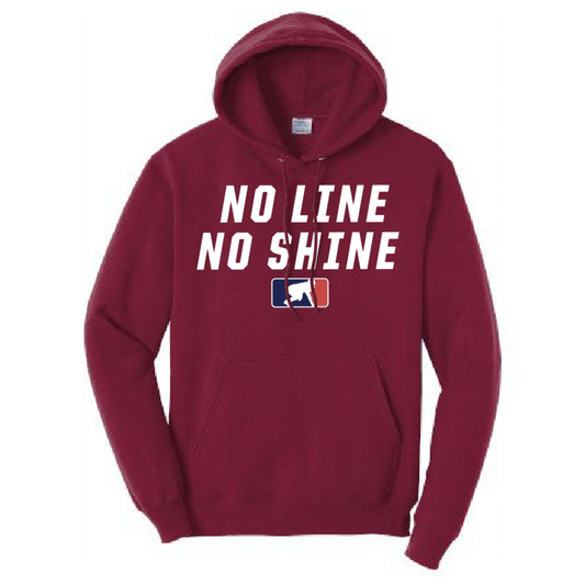 NO LINE NO SHINE - Tall Hoodie