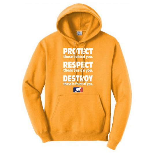 PROTECT RESPECT DESTROY - Heavyweight Hoodie