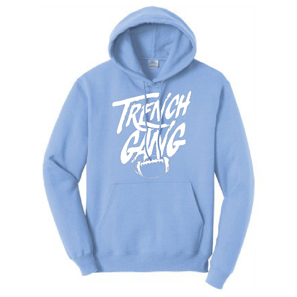 TRENCH GANG (White) - Youth Hoodie