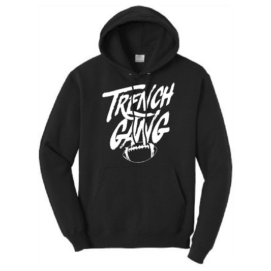 TRENCH GANG (White) - Youth Hoodie