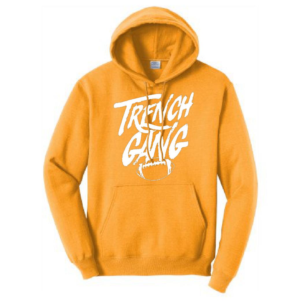 TRENCH GANG (White) - Hoodie