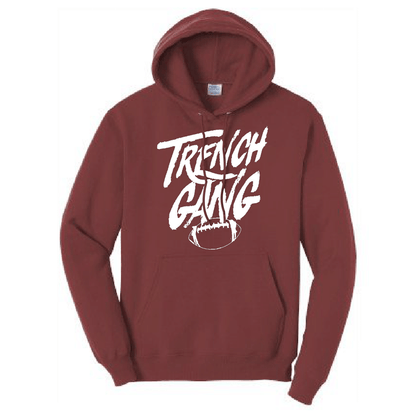 TRENCH GANG (White) - Youth Hoodie
