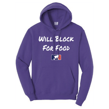 WILL BLOCK FOR FOOD - Youth Hoodie