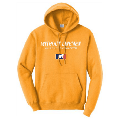 WITHOUT LINEMEN - Heavyweight Hoodie