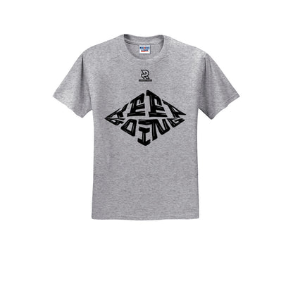 KEEP GOING (Black) - Short Sleeve Cotton Tee