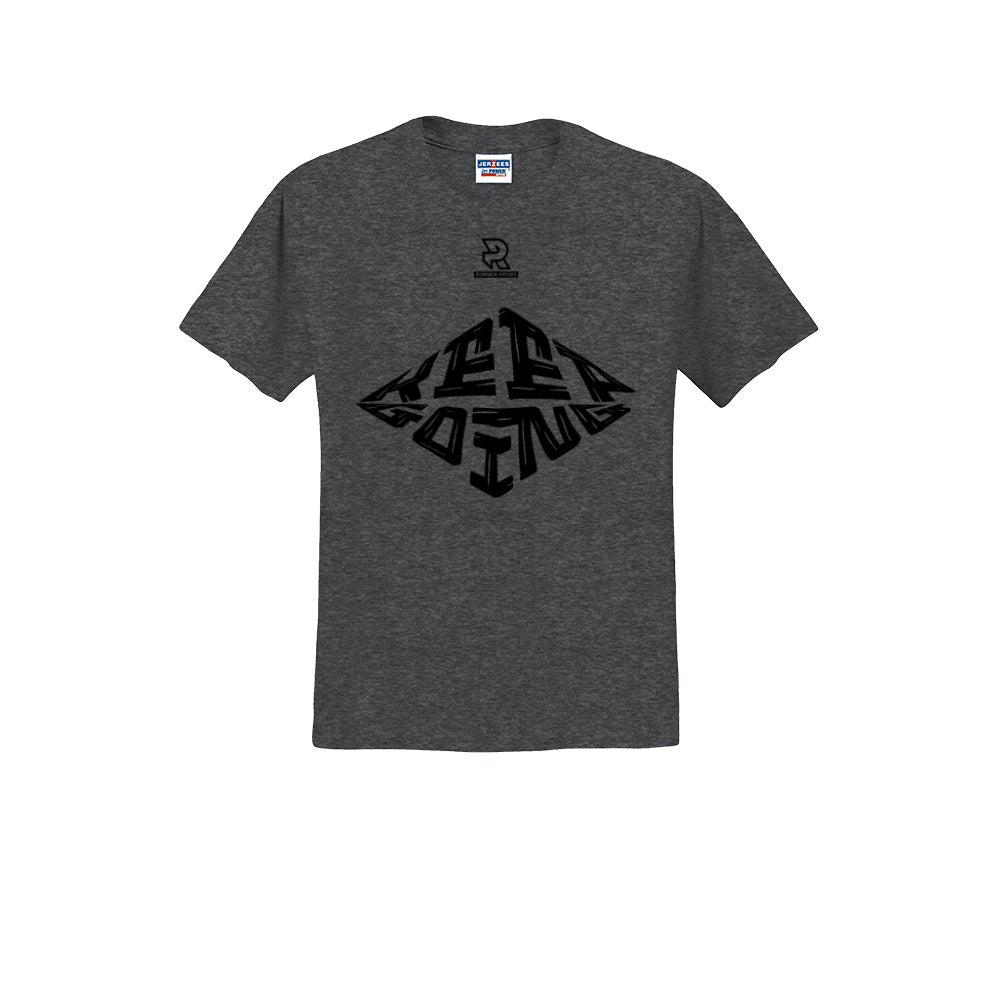 KEEP GOING (Black) - Short Sleeve Cotton Tee
