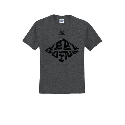 KEEP GOING (Black) - Short Sleeve Cotton Tee