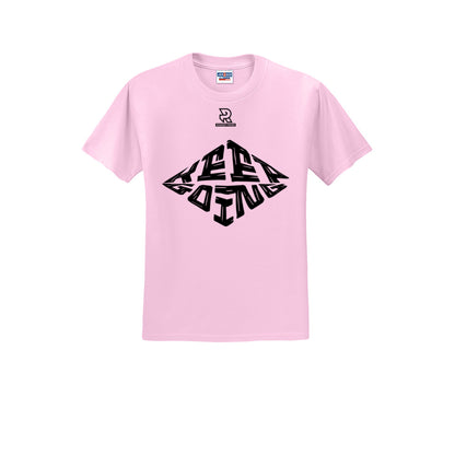 KEEP GOING (Black) - Short Sleeve Cotton Tee