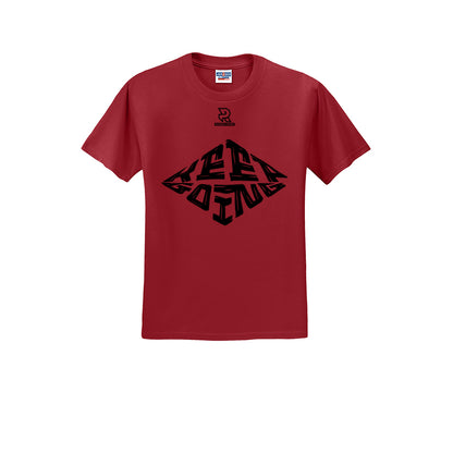 KEEP GOING (Black) - Short Sleeve Cotton Tee