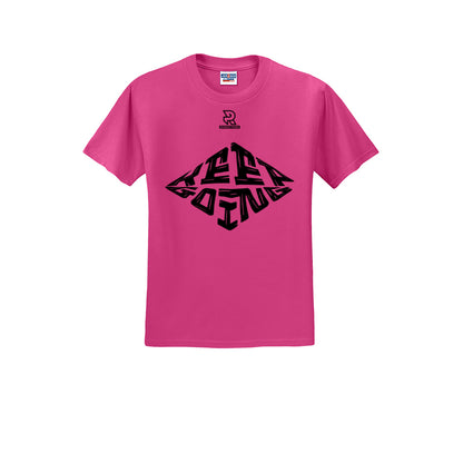 KEEP GOING (Black) - Short Sleeve Cotton Tee