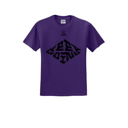 KEEP GOING (Black) - Short Sleeve Cotton Tee
