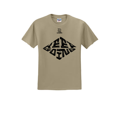 KEEP GOING (Black) - Short Sleeve Cotton Tee