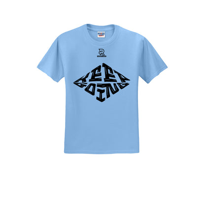 KEEP GOING (Black) - Short Sleeve Cotton Tee